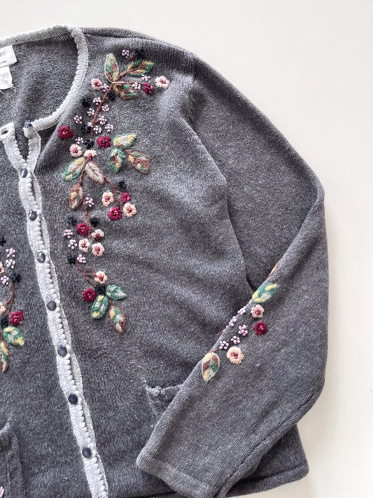 Bonnie And Bill Embroidered Vintage Cardigan-Bust 42
