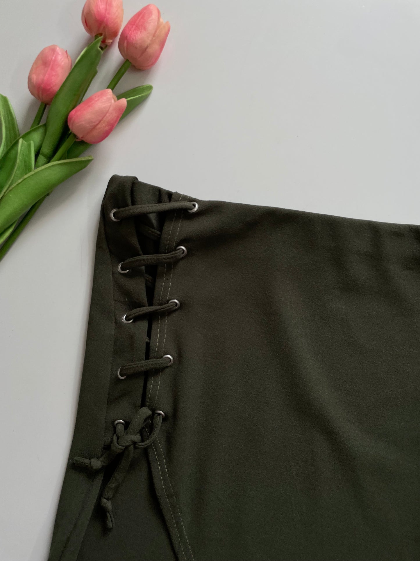 BOOHOO DRAWSTRINGS SKIRT - WAIST 28 TO 30