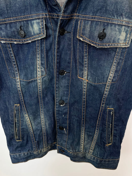 Denim Vest-Bust 38