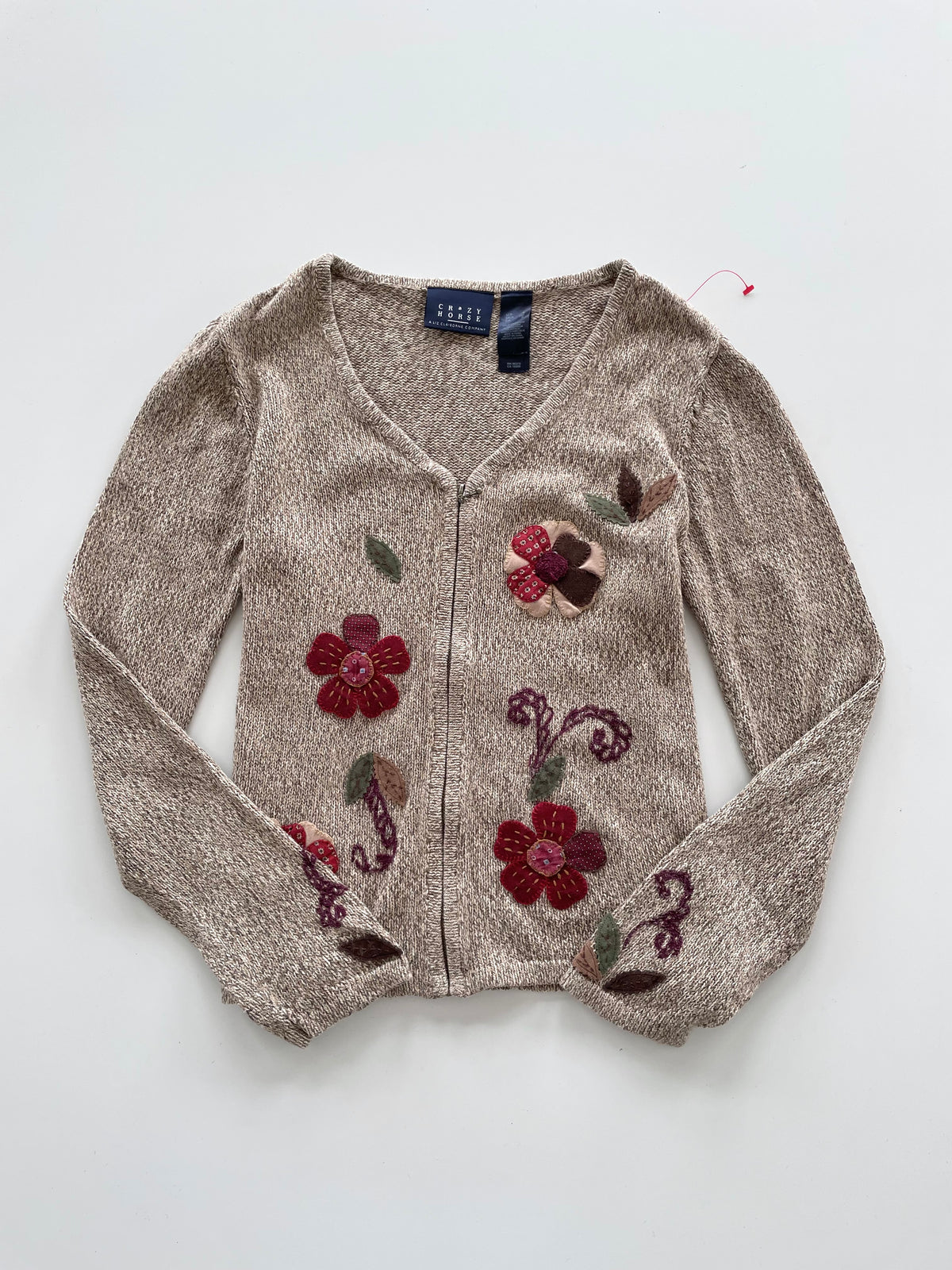Crazy Horse Embroidered Sweater-Bust 38