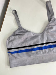 GREY SPORTS BRA - BUST 30 to 34