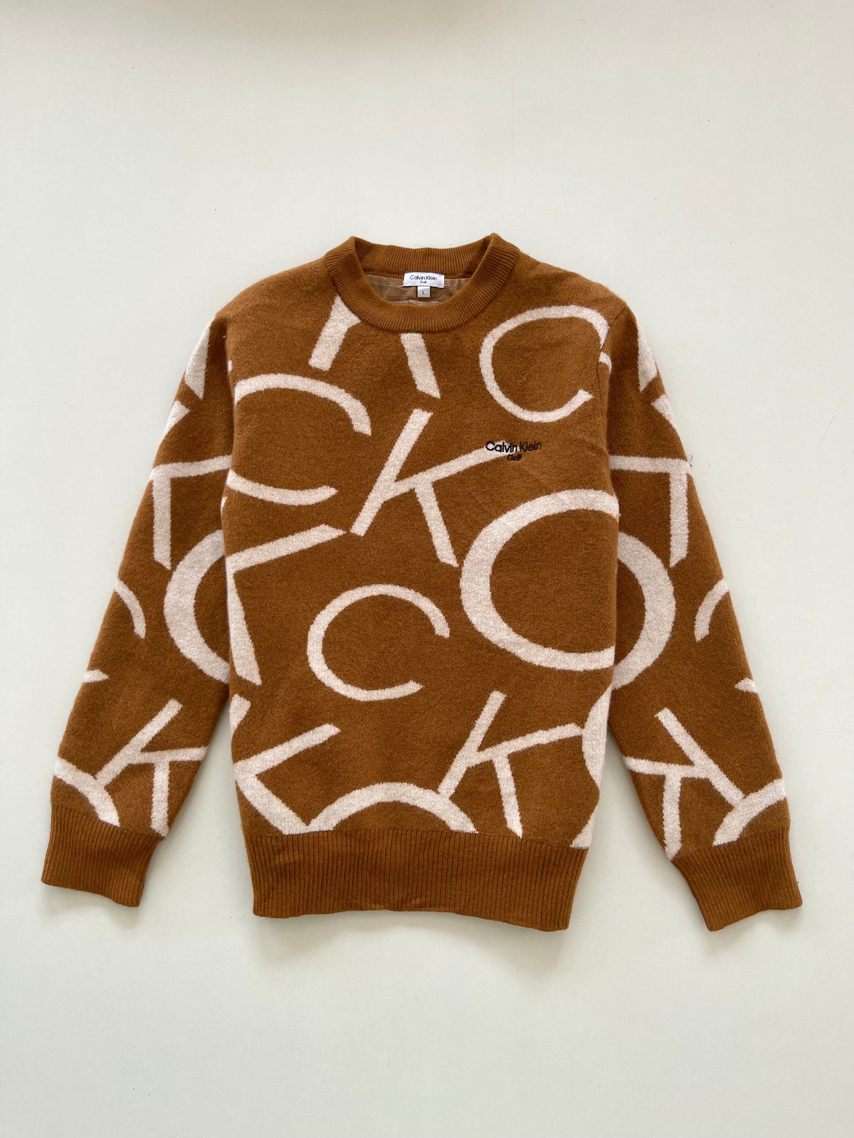 Calvin Klein 100%Wool Vintage Sweater-Bust 34