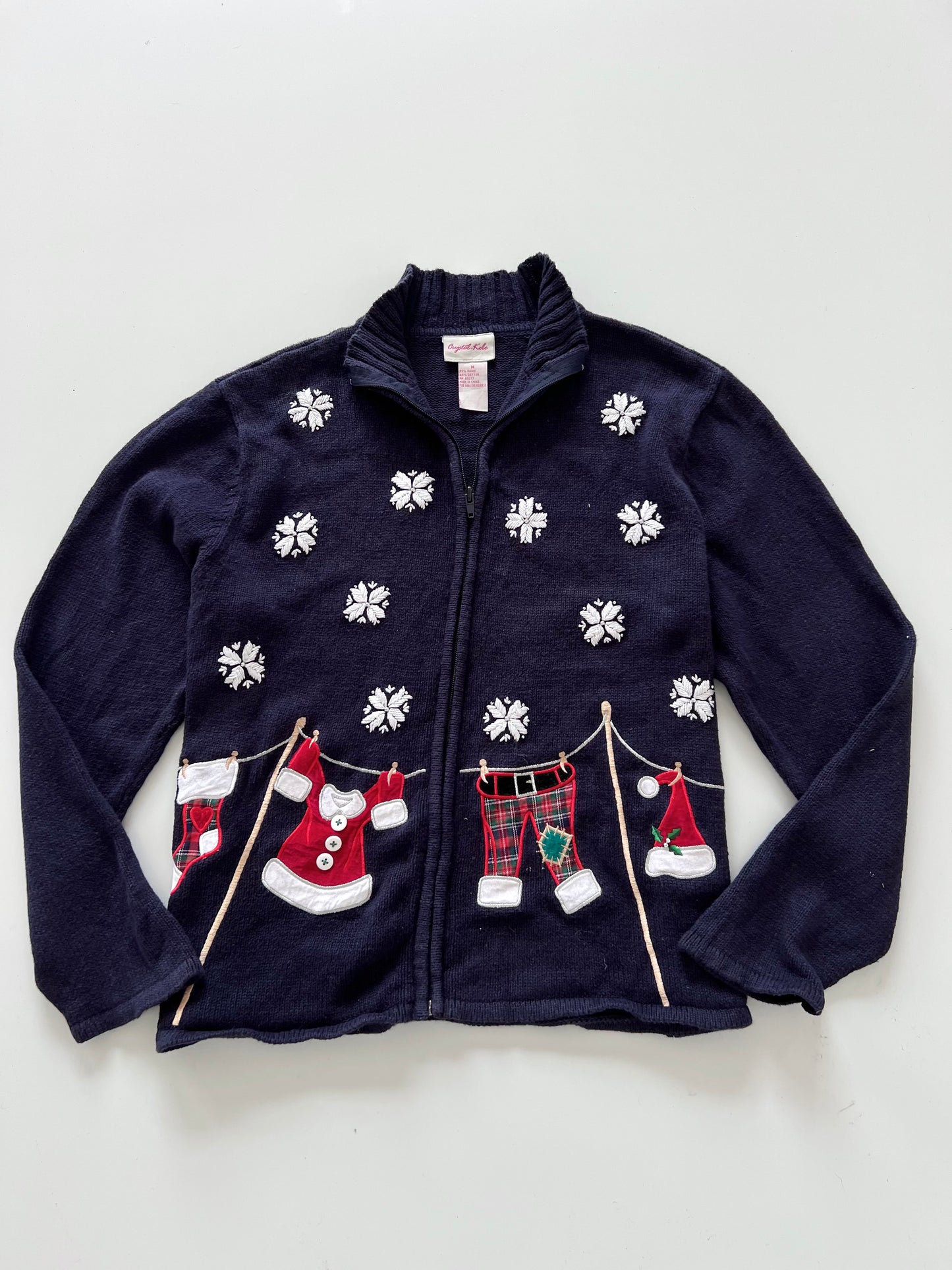 Crystal Kobe Christmas Zipper -Bust 44