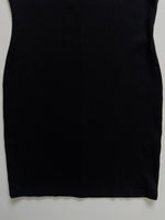 Load image into Gallery viewer, H&amp;M RIBBED BLACK DRESS - BUST 34 TO 38
