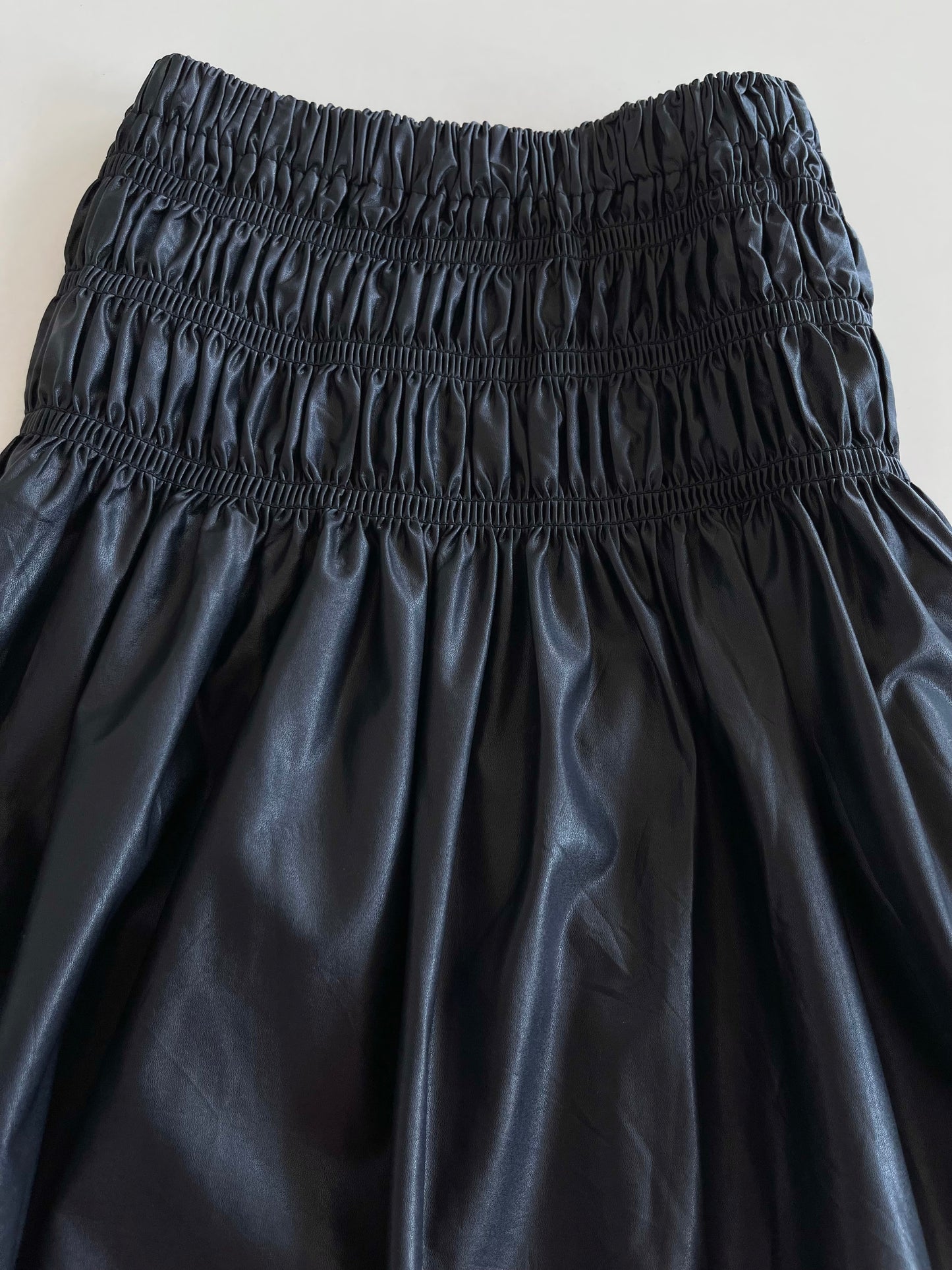 Mystery Faux Leather Skirt-Waist 28 to 34