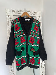 Hasting & Smith Embroidered Christmas Sweater-Bust 42
