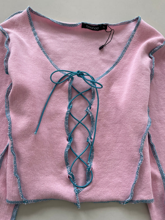 Boohoo Pink Top-Bust 30 to 32