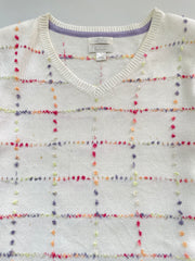 Christopher & Banks Embroidered Sweater Vest-Bust 38