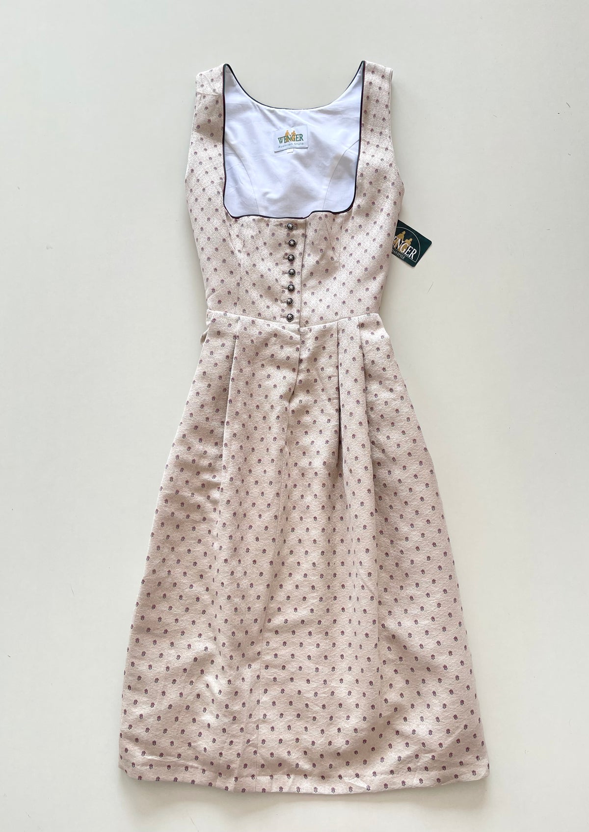 Wenger Austrain Style New Tagged Jacquard Vintage Dress-Bust 42