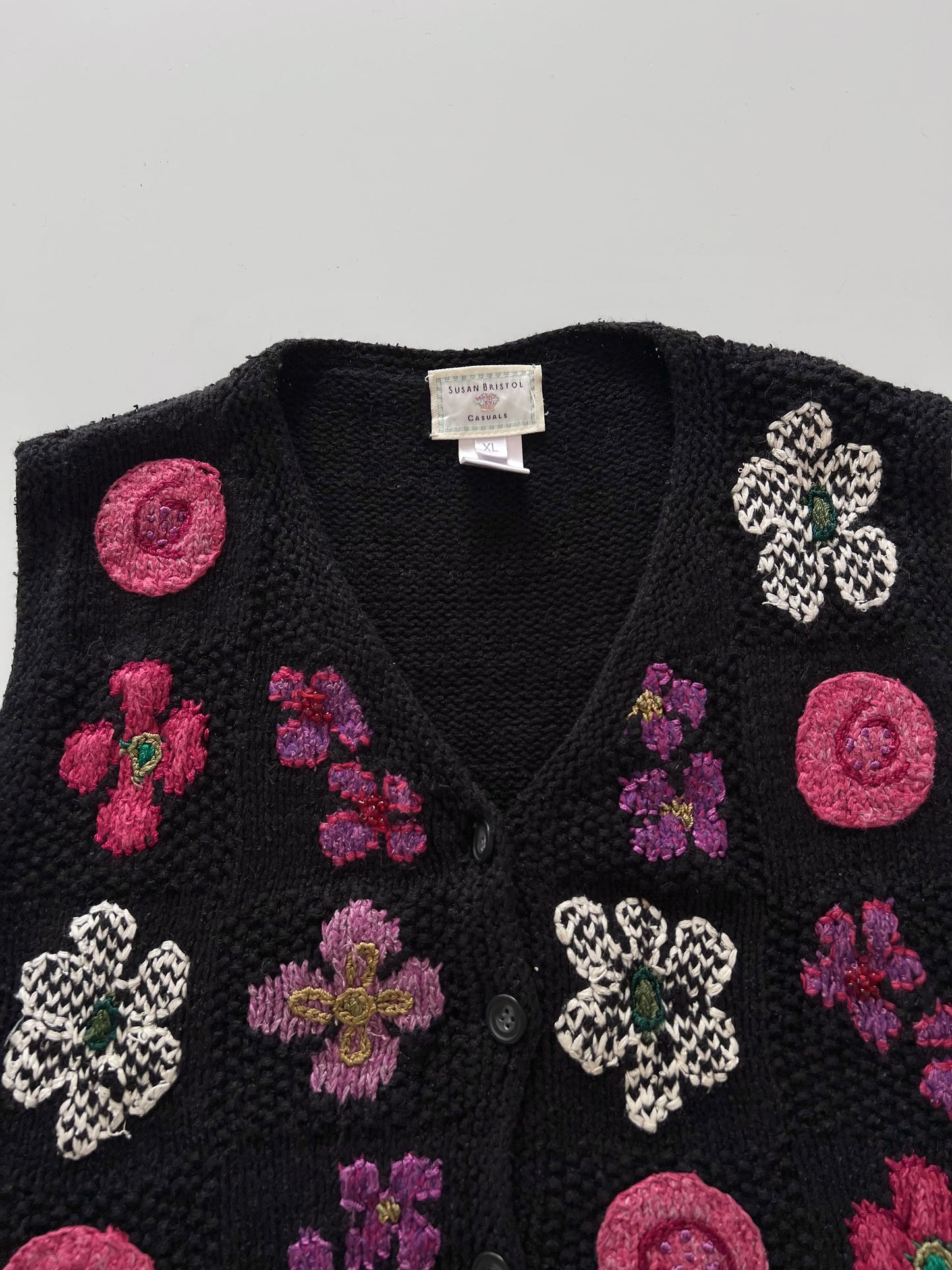 Susan Bristol Casuals Embroidered Sweater-Bust 46