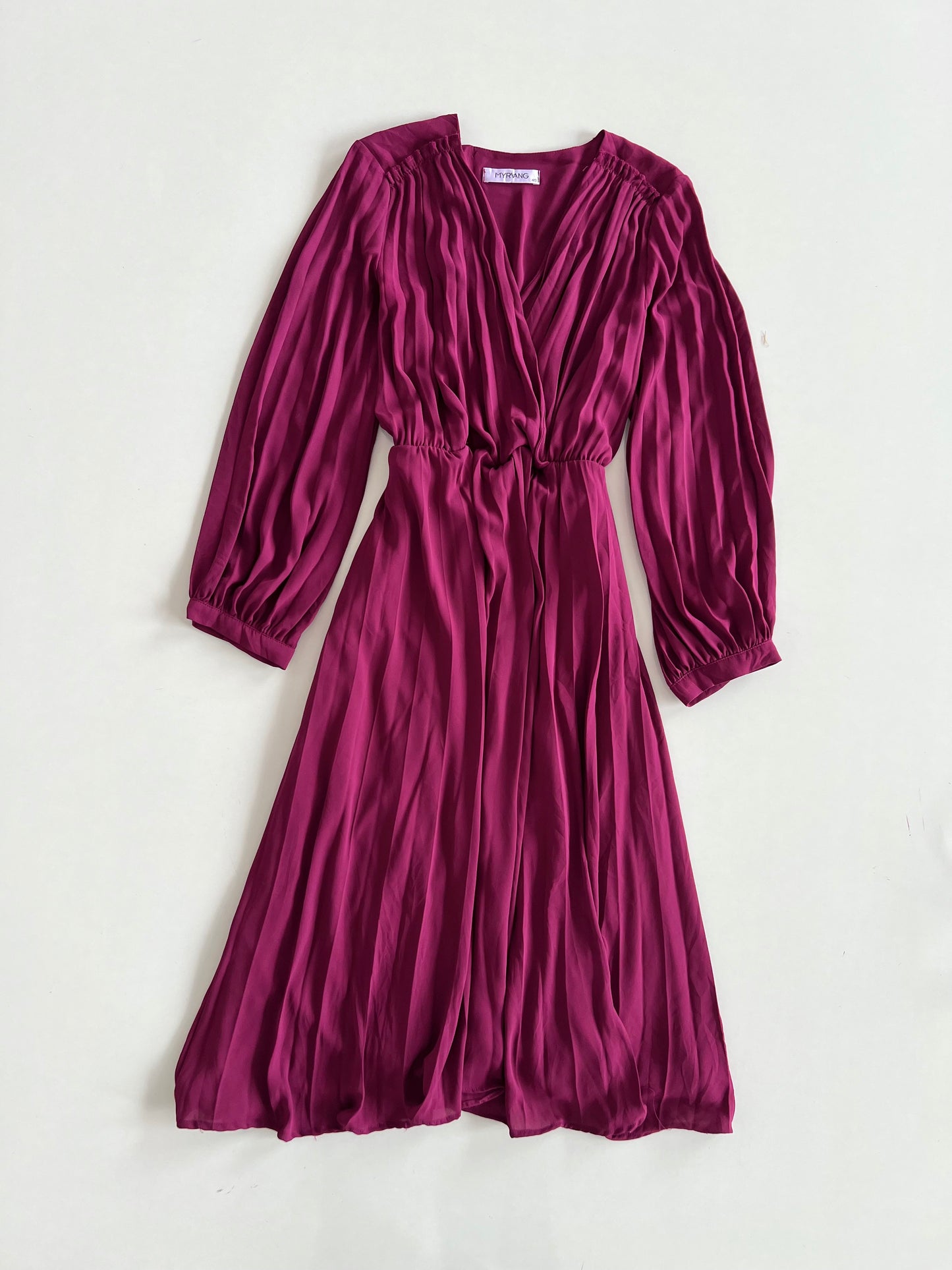 Myrang Wine Dress-Bust 40