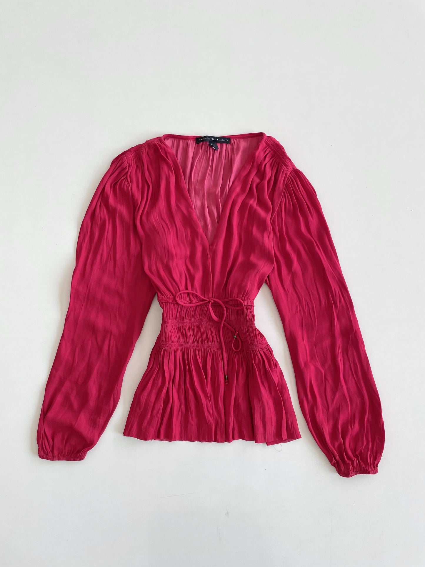 White House Satin Top-Bust 38