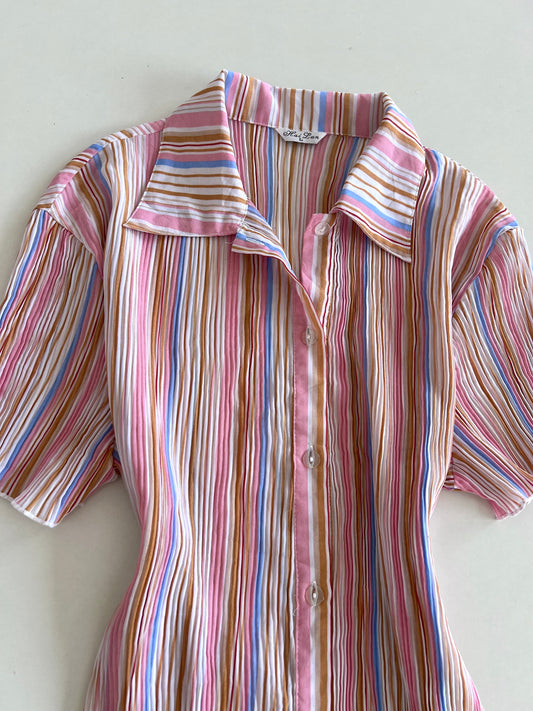 Hai Lan Sheer Vintage Shirt -Bust 38