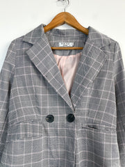 Checkered Vintage Blazer-Bust 38