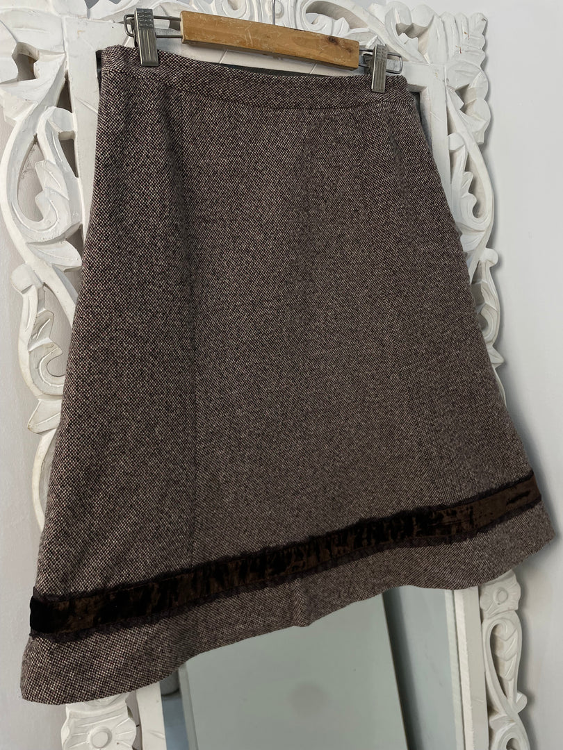 Besti Belli Tweed Skirt-Waist 28