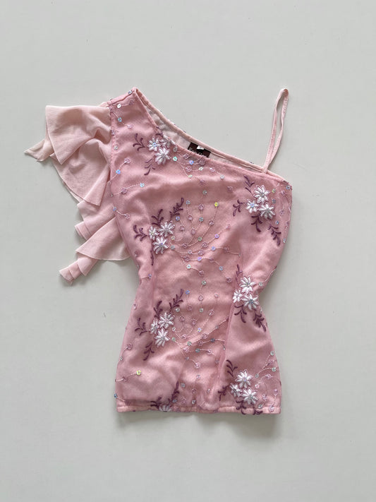 Ego Girl Embroidered Top-Bust 34