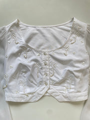 Embroidered Top-Bust 34