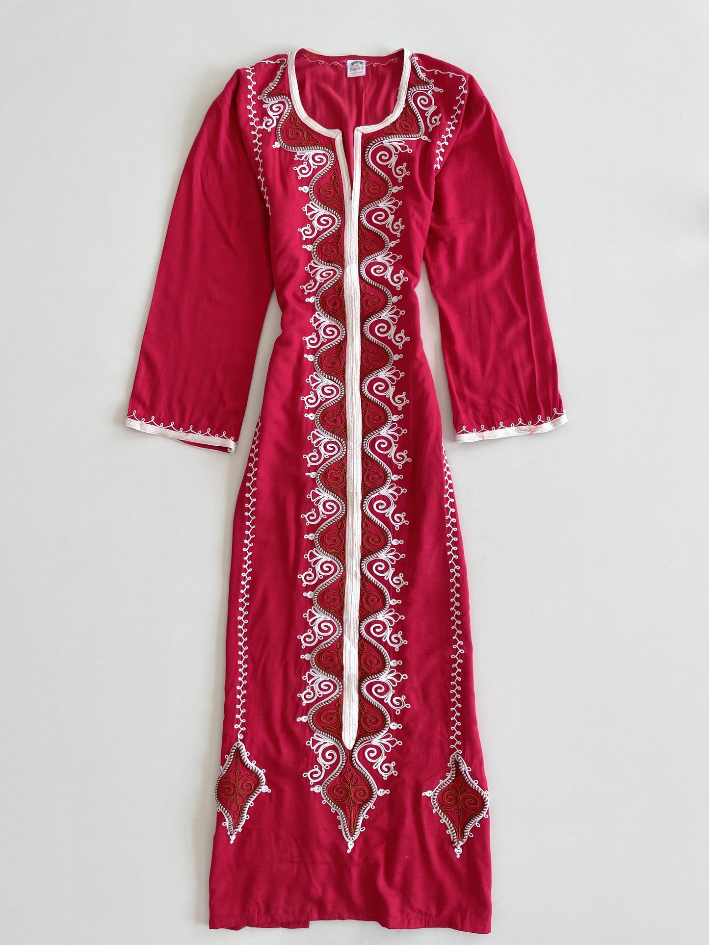 100% Cotton Embroidered Desi Dress-Bust 46