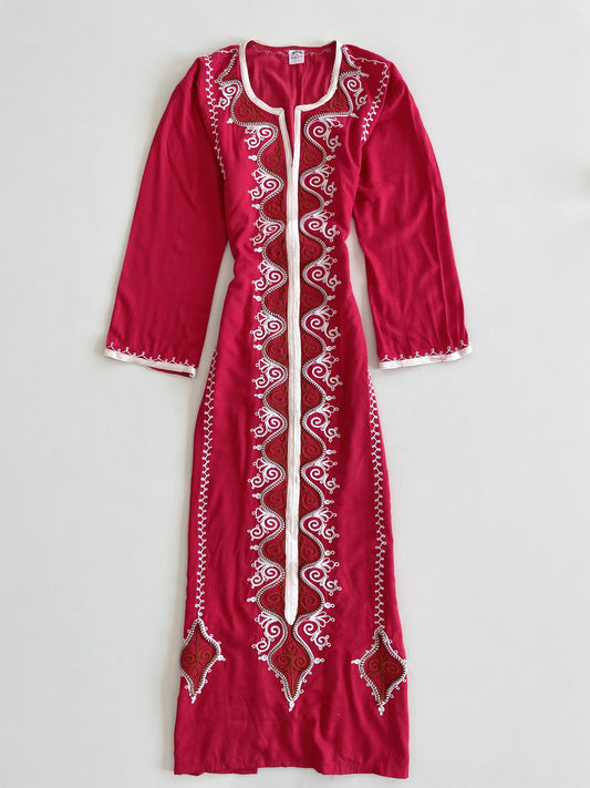 100% Cotton Embroidered Desi Dress-Bust 46