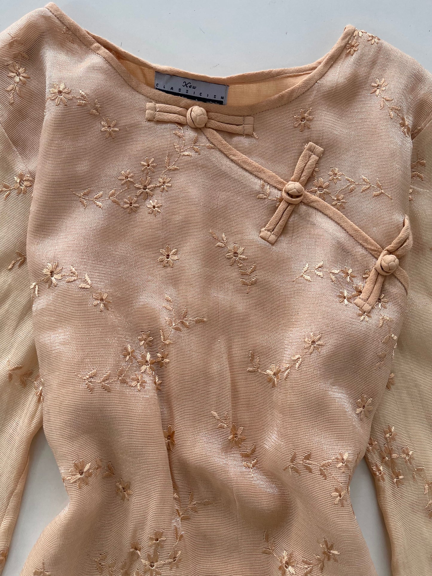 Chinese Embroidered Top-Bust 42