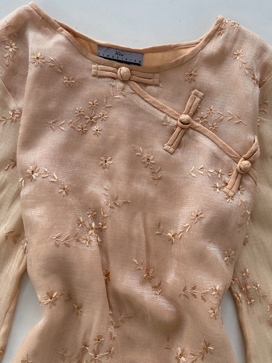 Chinese Embroidered Top-Bust 42