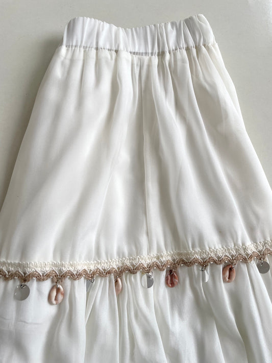 Vintage White Skirt-Waist 24 to 28