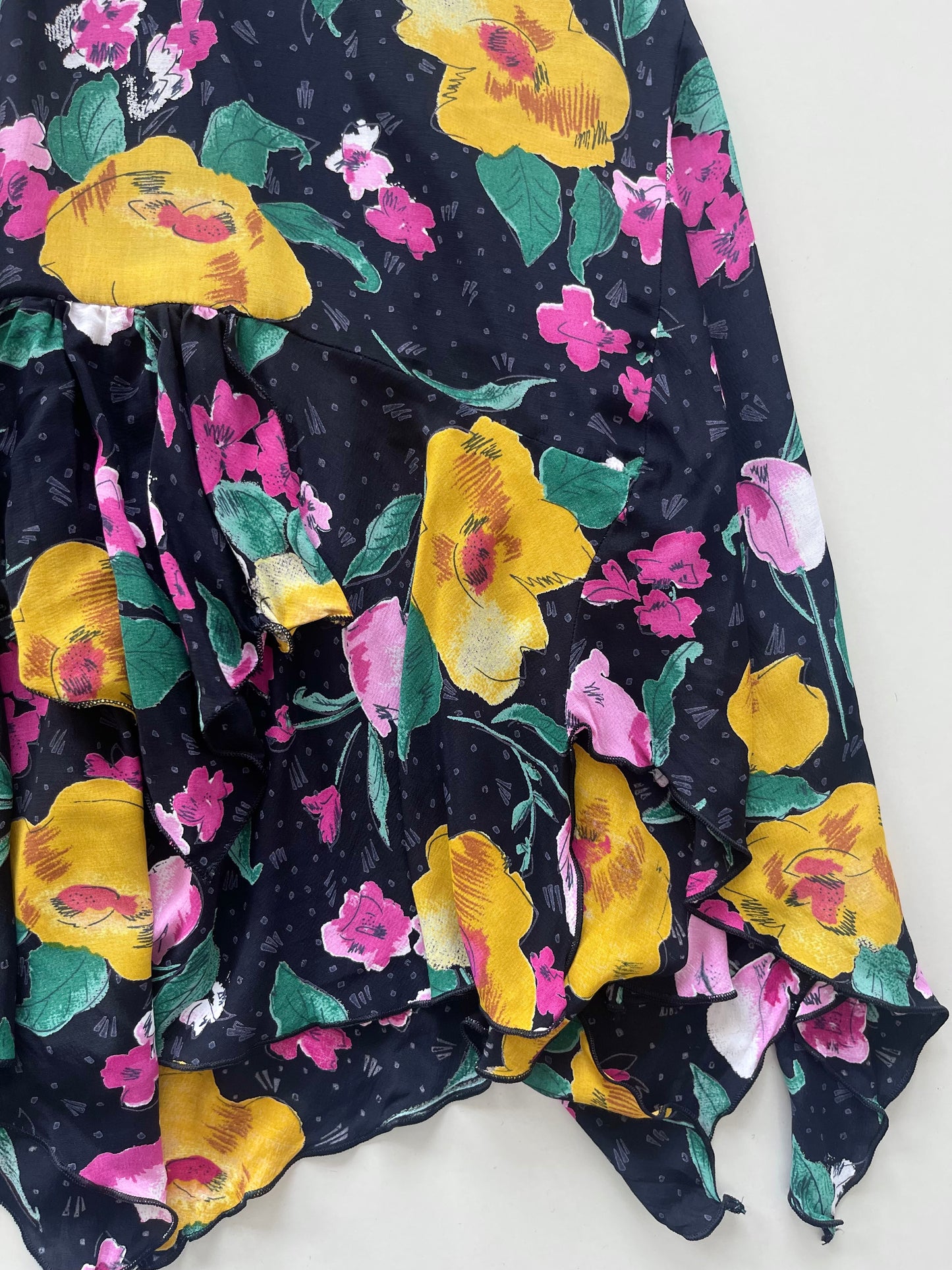 Puszta Asymmetric Vintage Skirt-Waist 26 to 32