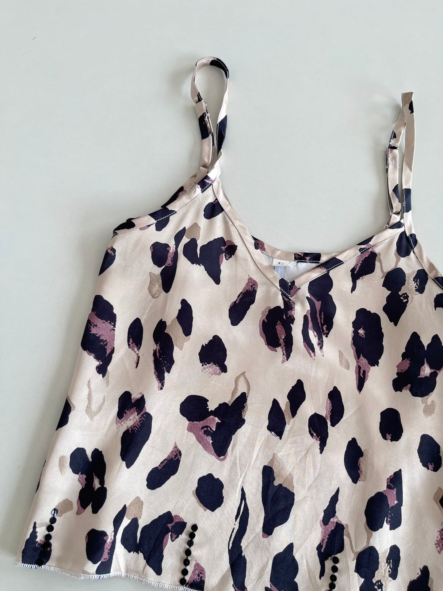Animal Print Top-Bust 38
