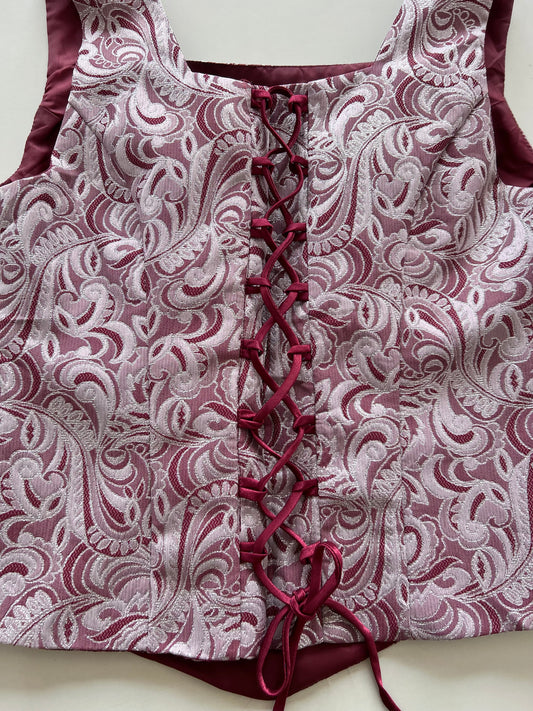 Mille Luce Jacquard Paisley Top-Bust 32 to 34
