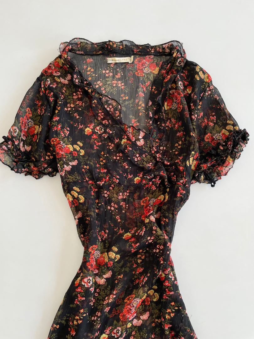 Bluoltre Sheer Dress-Bust 38