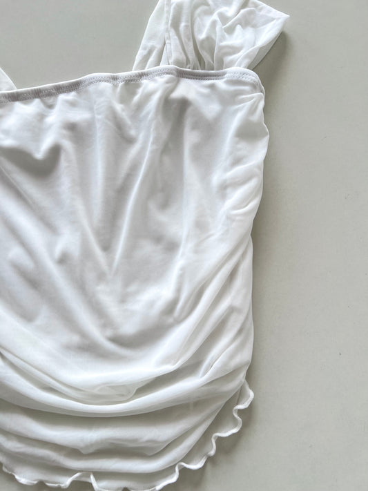 Milk White Top-Bust 28 to 30