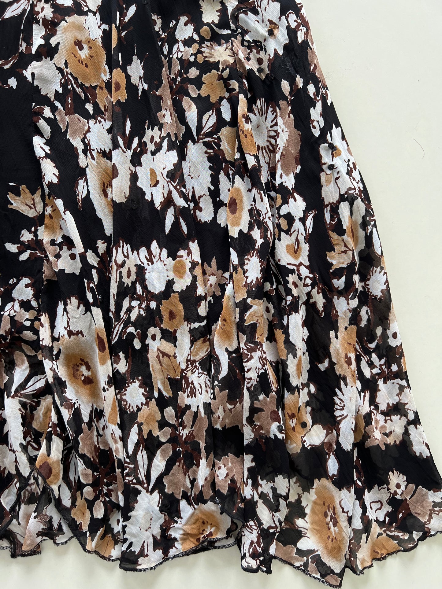 Vintage Dark Garden Skirt-Waist 26 to 28