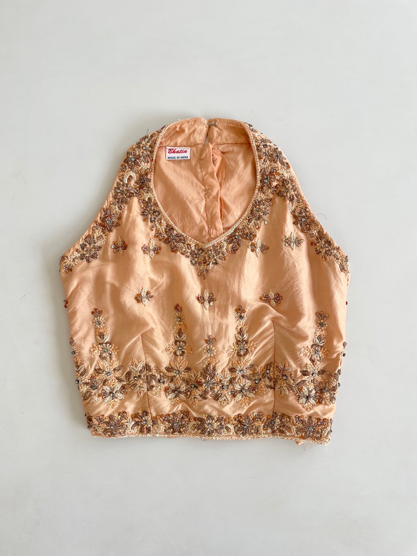 Desi Embroidered Top-Bust 32
