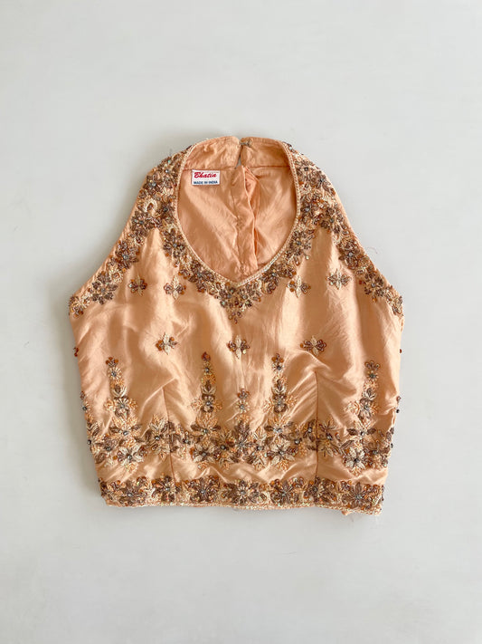 Desi Embroidered Top-Bust 32