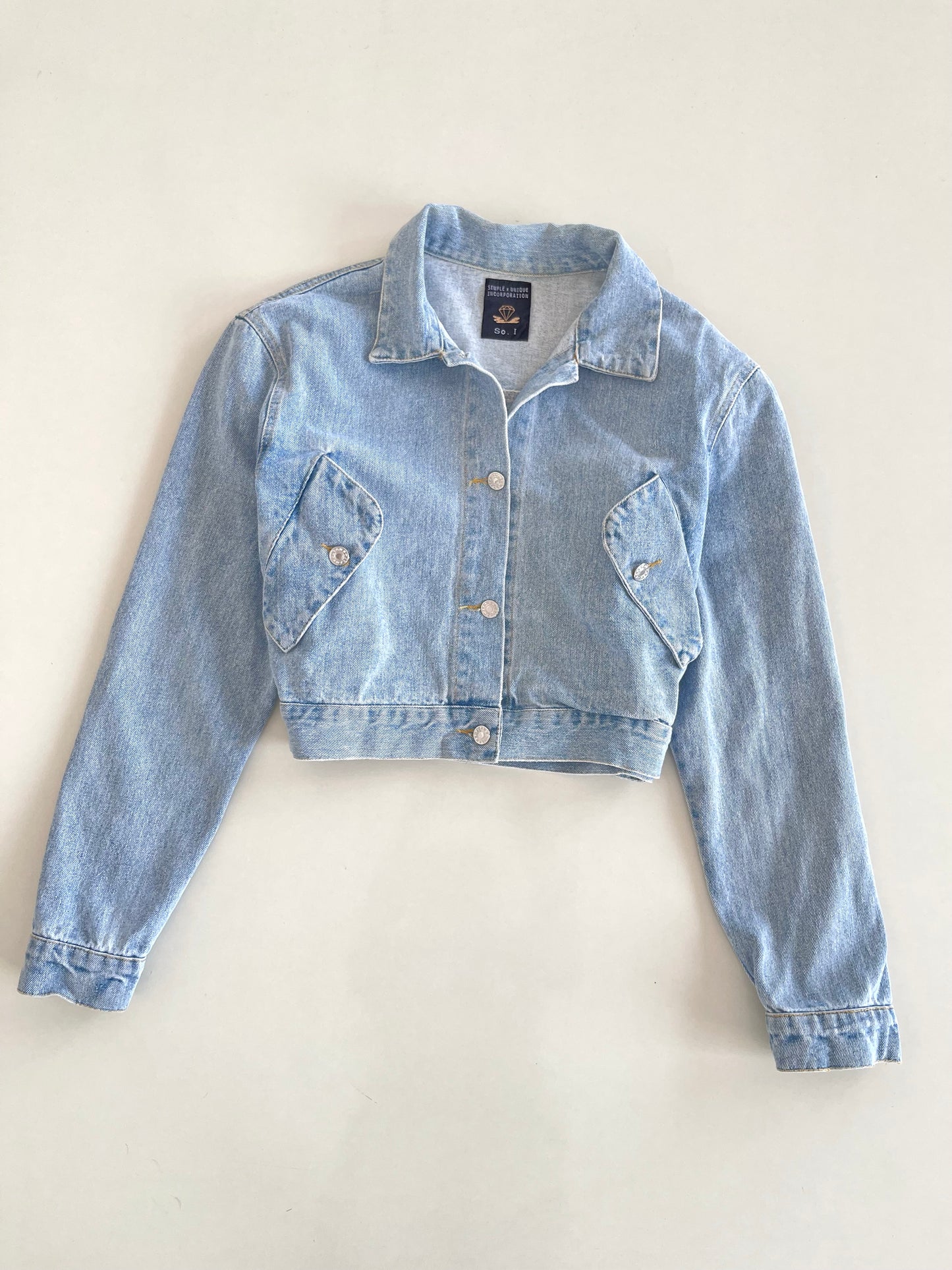 Simple & Unique Denim Jacket-Bust 44