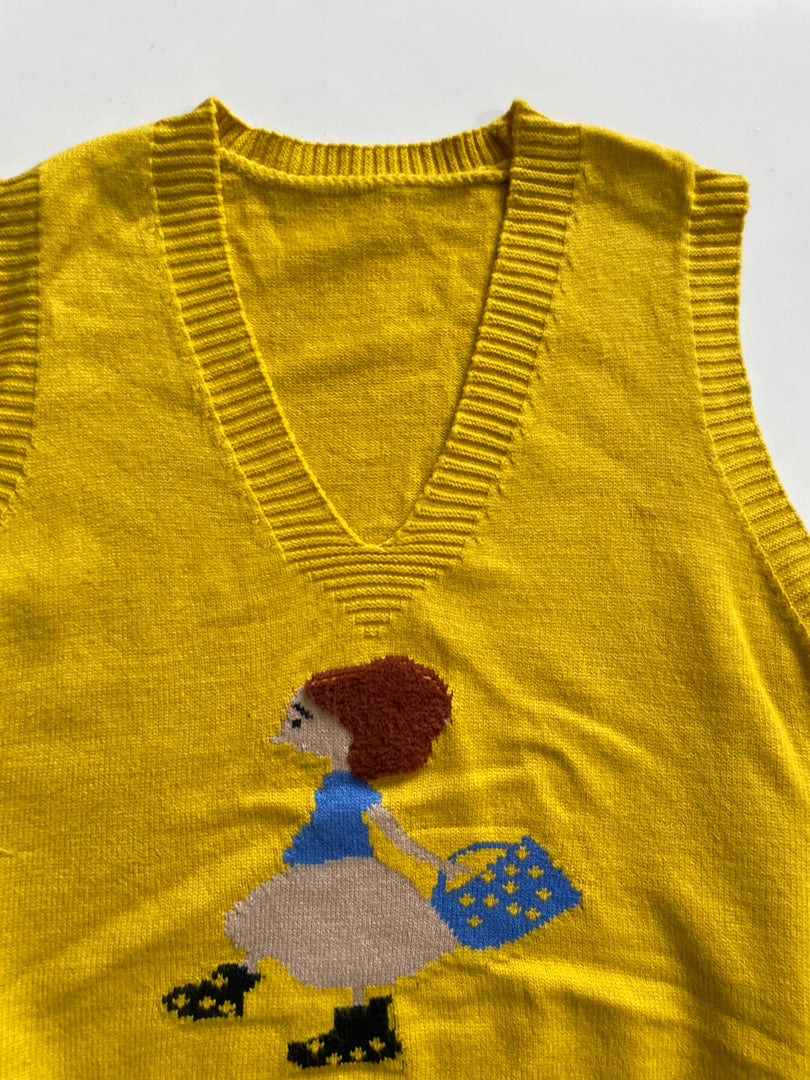 Soft Sweater Vest-Bust 32 to 36