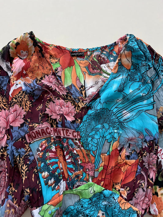 Moonlight Vintage Sheer Top-Bust 36