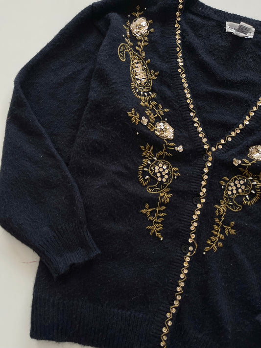 Alfred Dunner Embroidered Sweater-Bust 56