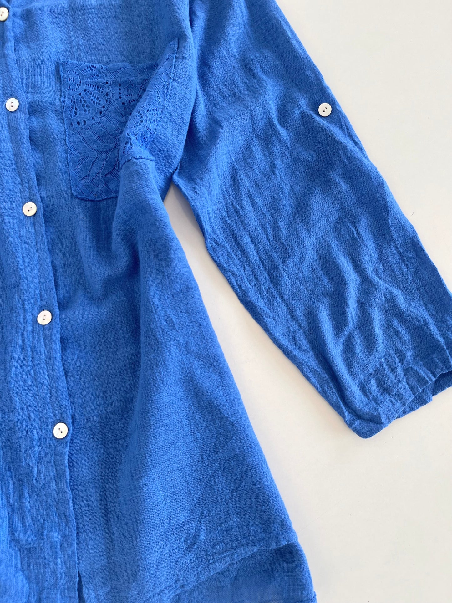 Blue Shirt-Bust 42