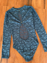 Lace Sheer Bodysuit-Bust 32 to 34