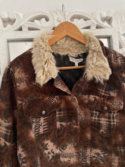 Vintage Puffer Corduroy Jacket-Bust 36