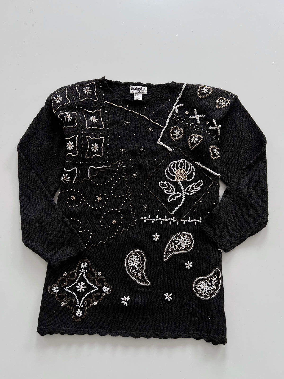 Exclusive Hand Embroidered Sweater-Bust 44