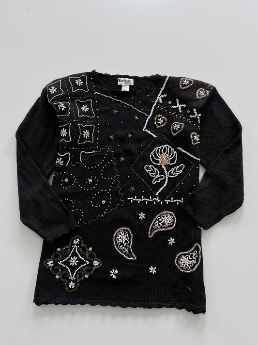 Exclusive Hand Embroidered Sweater-Bust 44