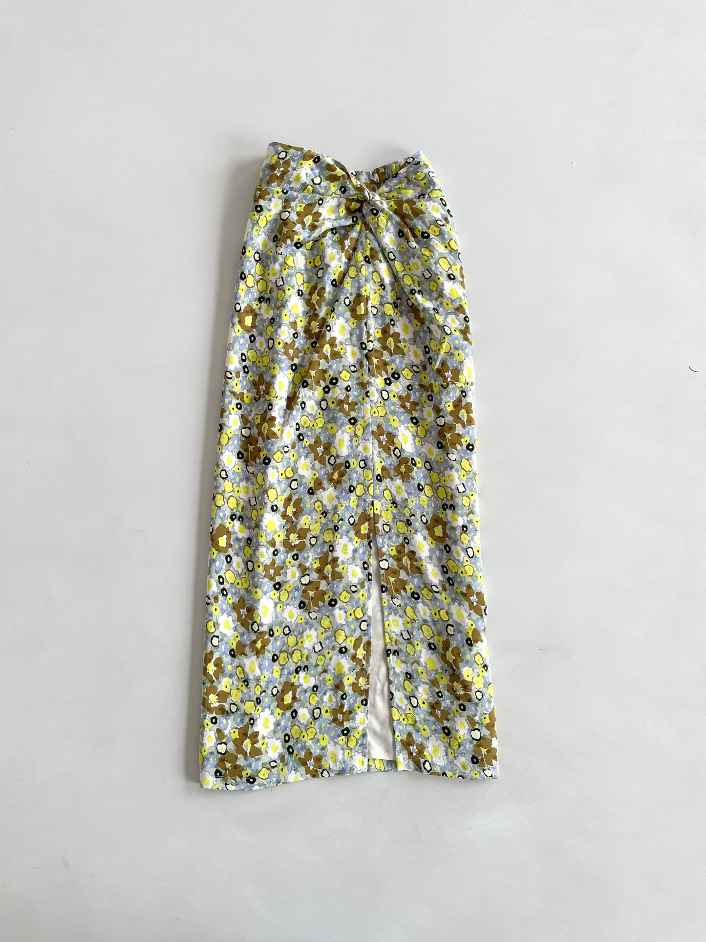 Floral Slit Skirt-Waist 26