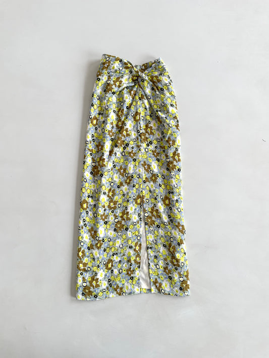 Floral Slit Skirt-Waist 26