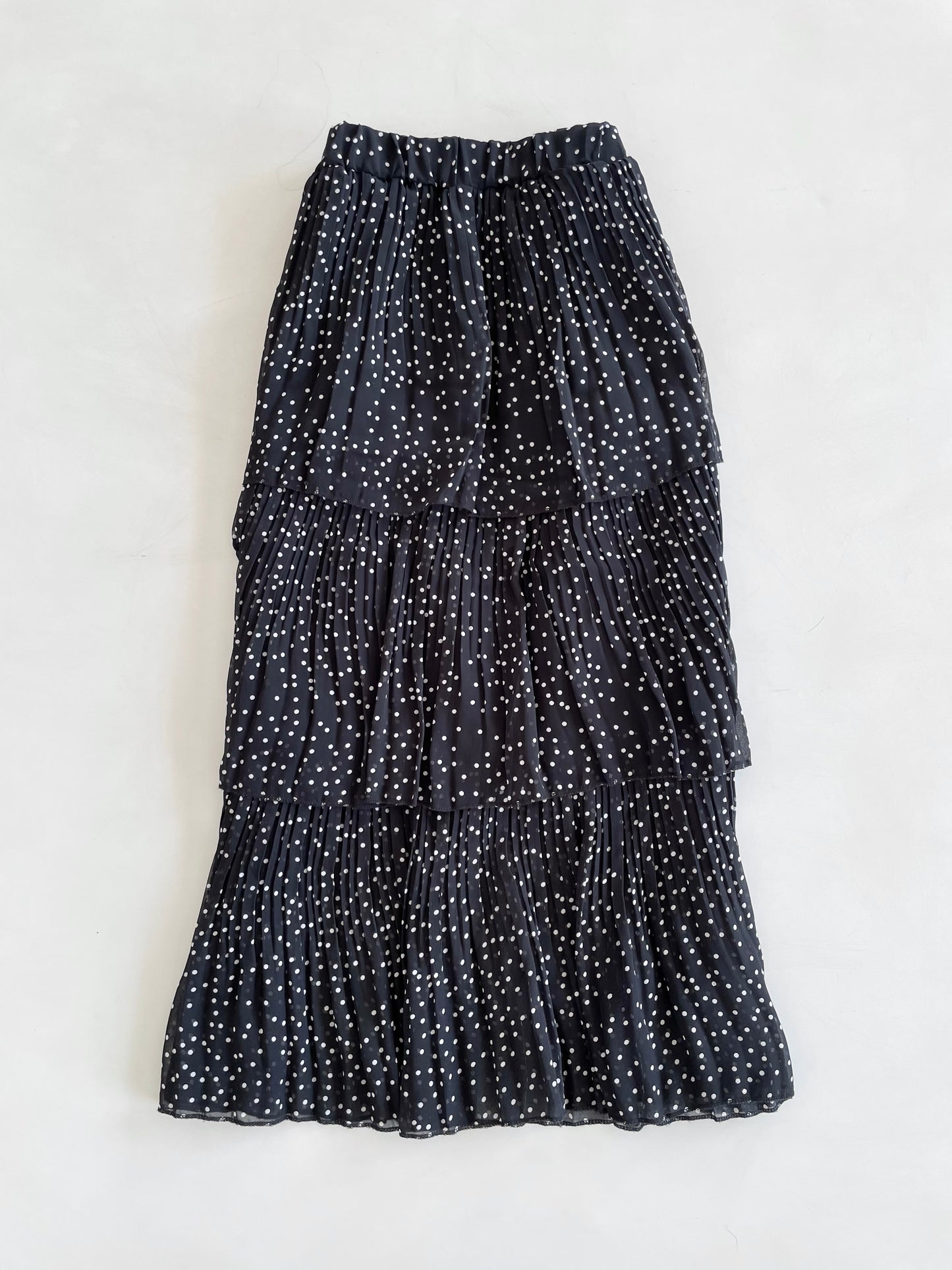 Polka Dot Ruffle Skirt-Waist 28 to 32