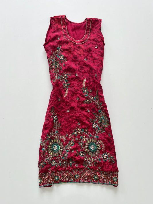 Vintage Embroidered Kurta-Bust 38