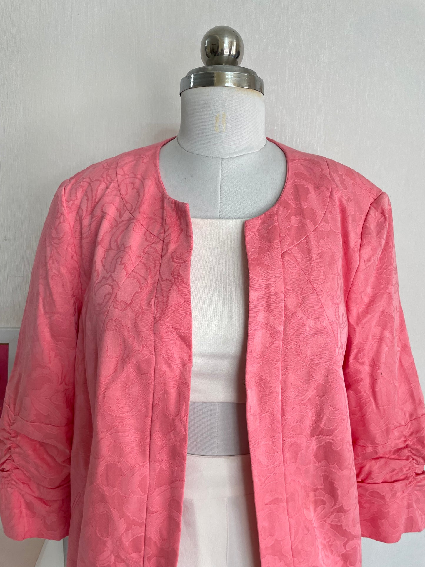 TANJAY PINK VINTAGE BLAZER - BUST 42