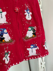 Tiara Embroidered Christmas Sweater-Bust 44