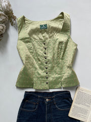 Allwerk Jacquard Waistcoat-Bust 36